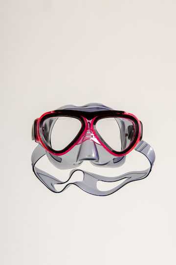 Florida Diving Mask with Snorkel Red