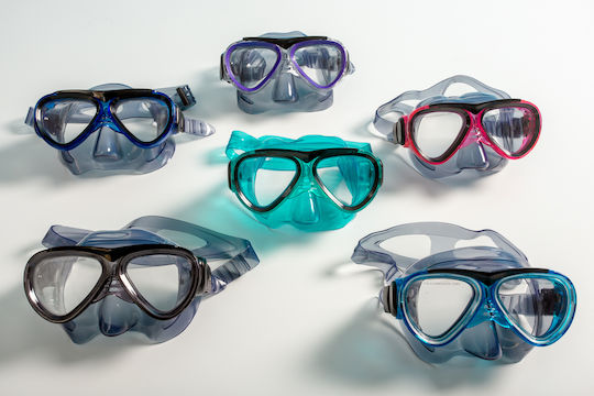 Florida Mască de Scufundare cu Snorkel pentru Copii Roșie