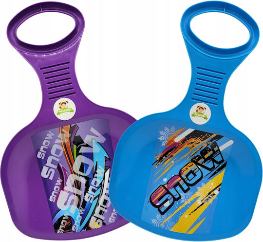 Apple Slide Sled Sliding On Snow Xxl Colorful Blue Sleds