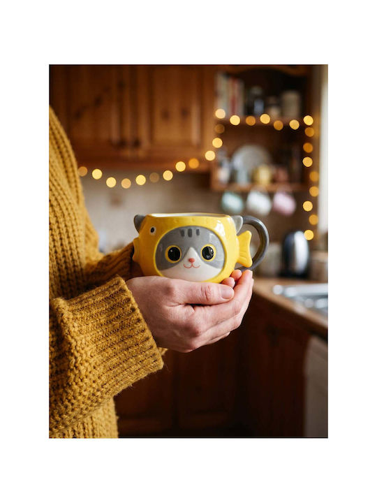SteweHome Ceramic Mug With Lid White