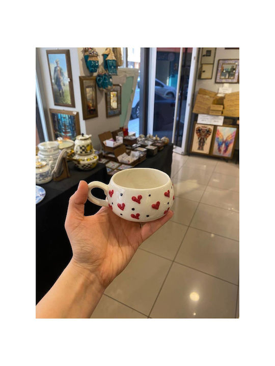 SteweHome Ceramic Red Mug 200ml