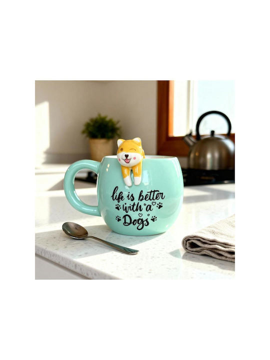SteweHome Ceramic White Mug 350ml