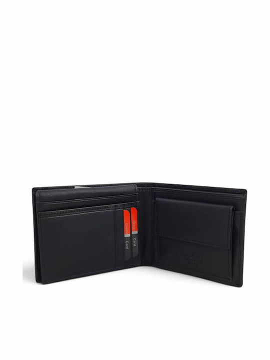 Leather Men's Wallet with RFID Black