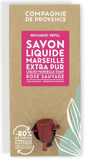 Compagnie De Provence Wild Refill Liquid Soap Rose 3000ml