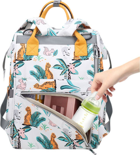 Queen Mother Backpack Diaper Bag Multicolour 40x26x13cm
