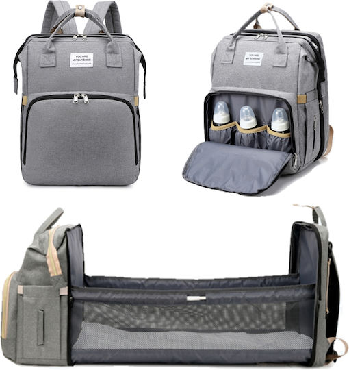 Queen Mother Bag-Bed Backpack "you Are My Sunshine" Black