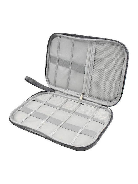 Geantă De Voiaj Neseser Pentru Cablu Încărcătoare Accesorii 24x3x17 Cm Aria Trade