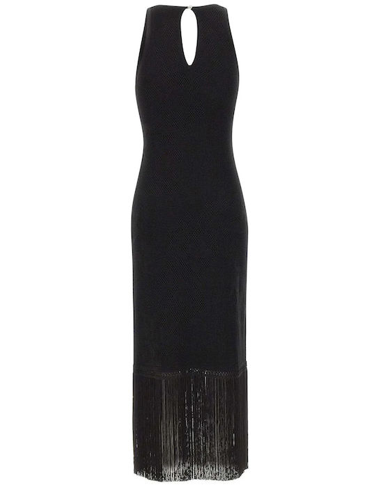 Summer Midi Evening Dress Black