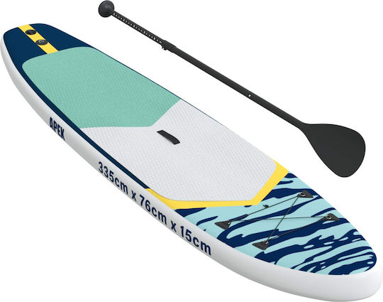 vidaXL Φουσκωτή Σανίδα SUP με Μήκος 3.35m Μπλε
