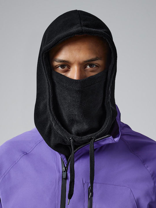 Beechfield Fleece Hood Αθλητικό Περιλαίμιο Μαύρο