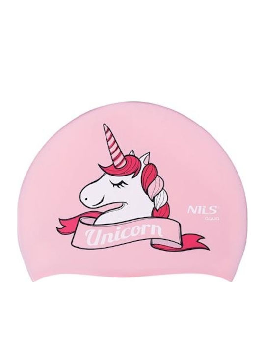 Σκουφάκι Σιλικόνης Παιδικό Nils Aqua Nqc Unicorn