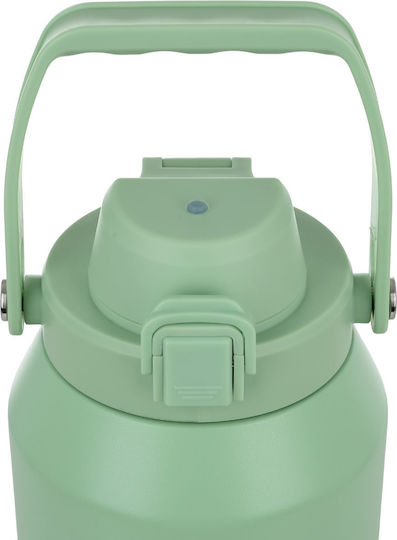 Estia Lift Flasche Save The Aegean Recycelbare Thermosflasche Rostfreier Stahl BPA-frei 1,8 l Kiefer mit Handgriff