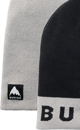 'billboard' Beanie Men's Reversible Knitted Beanie in Black Colour