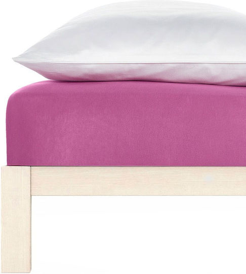 Living Home Super-Doppel Bettlaken mit Gummibettlaken 160x200+30cm Flieder