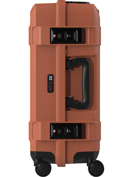 Peli Βαλίτσα Ταξιδίου Καμπίνας Σκληρή Iron Clay με 4 Ρόδες