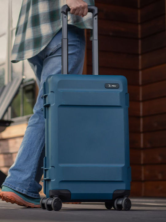 Peli Valiză de Călătorie de Cabină Dură Indigo cu 4 Roți