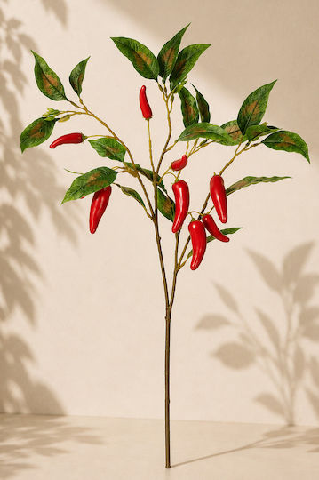 Κλαδι Πιπεριες Τσιλι 0x0x68cm Μονόχρωμο Evergreens