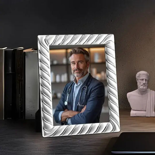 Κορνίζα με Ασημί Πλαίσιο Επάργυρη 13x18