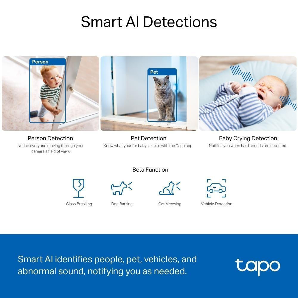 TP-LINK TAPO C230 v1 IP Κάμερα Παρακολούθησης Wi-Fi Full HD+ 5MP με Αμφίδρομη Επικοινωνία και Φακό 2.8mm