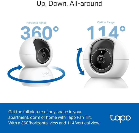 TP-LINK TAPO C230 IP Überwachungskamera Wi-Fi Full HD+ 5MP mit Zwei-Wege-Kommunikation und Objektiv 2.8mm