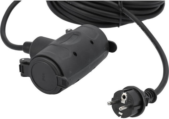Yato Waterproof Extension Cable Cord 15m Black