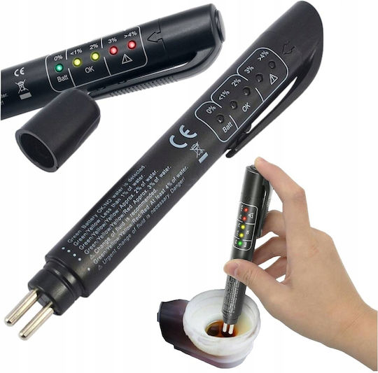 Bremsflüssigkeits-Testgerät Mit LED Punkt 3 4 5 5.1 Mit Batterie