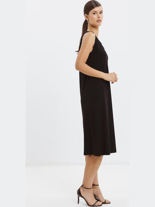 Schwarzes Damenkleid