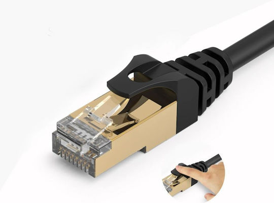 Orico Direct Attach Copper Cat.7 (10Gbps) Καλώδιο Δικτύου Ethernet εξωτερικού χώρου 2m Μαύρο
