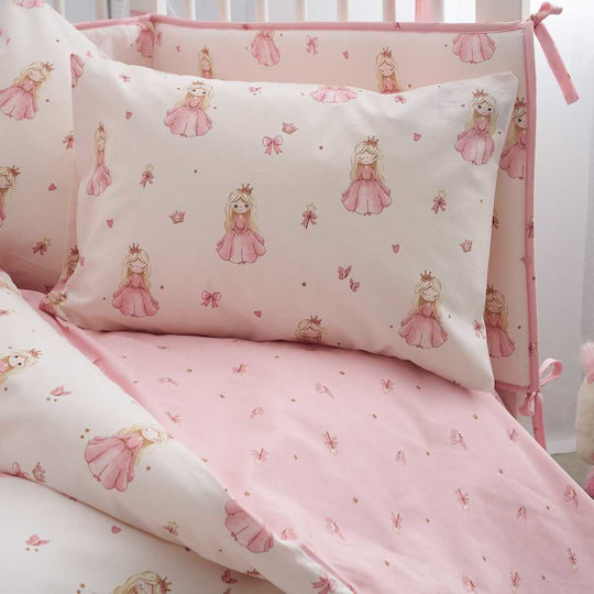Vesta Home Baby Bettlaken Rosa 120x165cm Vesta Home Baby Bettlaken Rosa 120x165cm