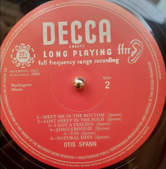Otis Spann Blues Otis Spann Vinyl