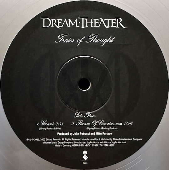 Dream Theater Train Thought Vinyl