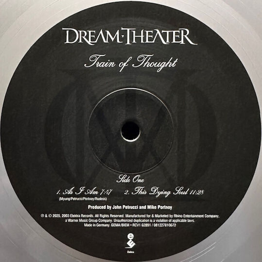 Dream Theater Train Thought Vinyl