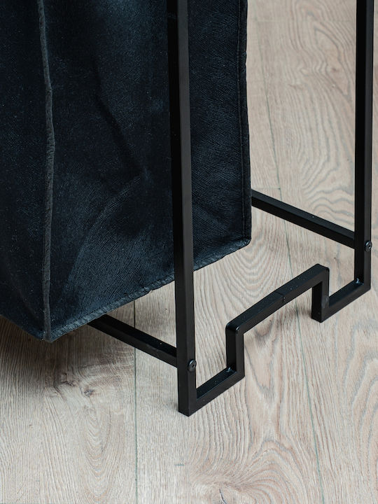 SteweHome Coș de Rufe Metalic 70x45x35cm Negru