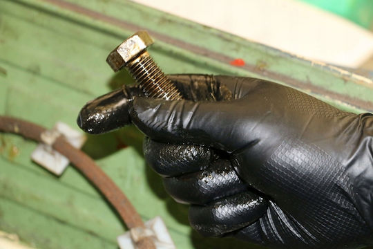 Grippaz Gloves for Work Disposable Black Nitrile 50pcs