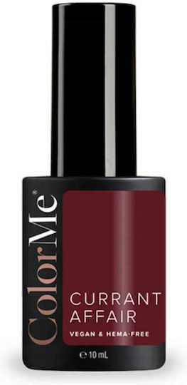 Ojă Pentru Unghii Cu Gel Semi-permanentă Vegan Fără Hema Nuanta Currant Affair Colorme Cosmetics 10 Ml