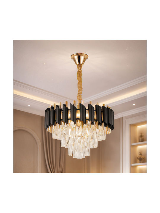 Alista Home Alista Home Kronleuchter 5xE14 Ø40cm mit Kristallen Gold