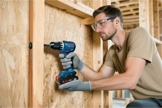 Bosch GSDML MASCH8V52 Δραπανοκατσάβιδο Μπαταρίας Brushless 18V 1x2Ah & 1x4Ah