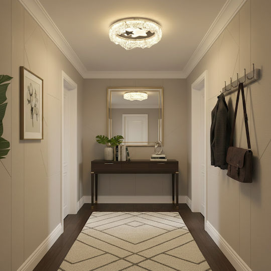 Alista Home Таванна плафониера Бяла с Интегриран LED