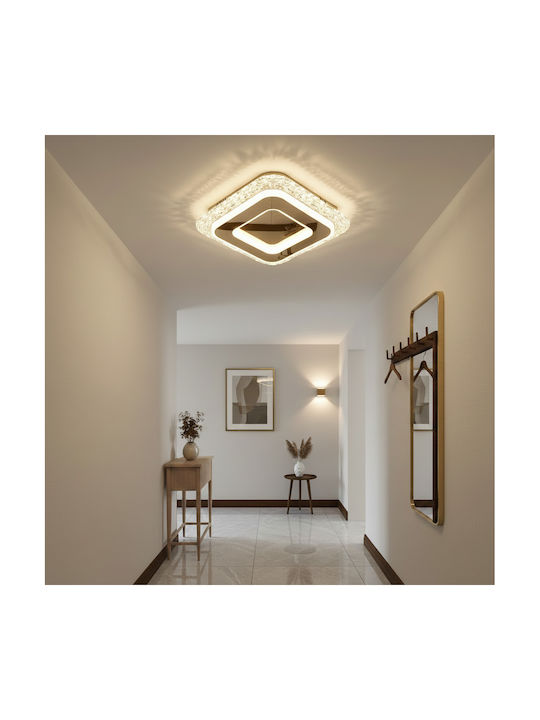 Alista Home Plafonieră de Tavan 20cm Aurie cu LED Integrat