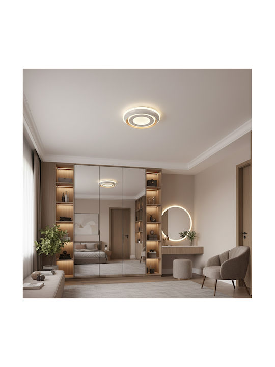 Alista Home Таванна Плафониера Бяла с Интегриран LED