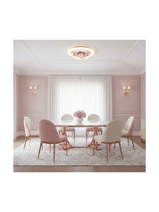 Alista Home Plafonieră de Tavan Roz cu LED Integrat