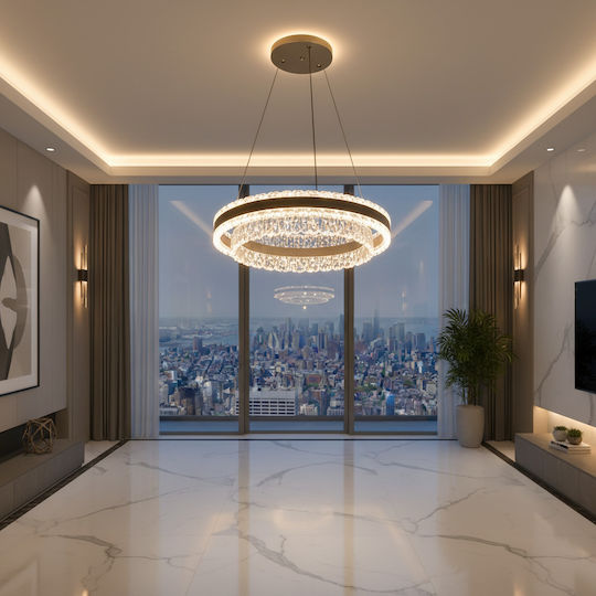 Alista Home LED Κρεμαστό Φωτιστικό Μαύρο