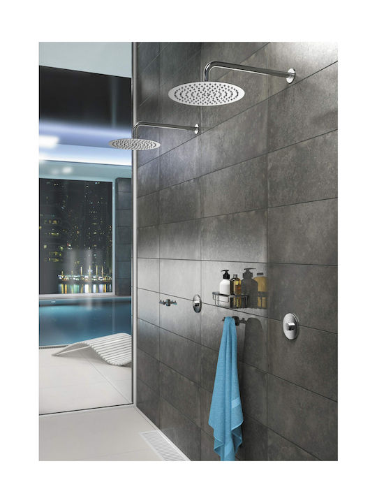 Deante Built-in Mixer & Shower Head Set for Shower Silver