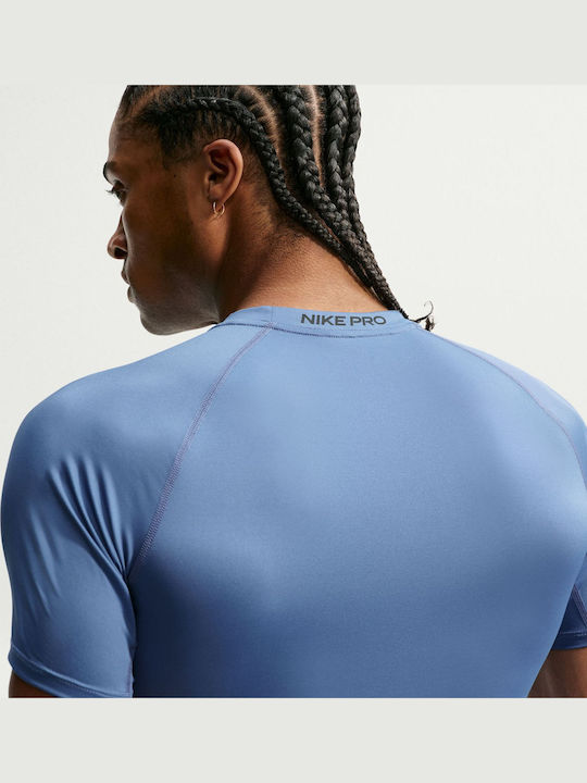 Pro Dri-Fit Herrenbluse Indigo Storm / Schwarz