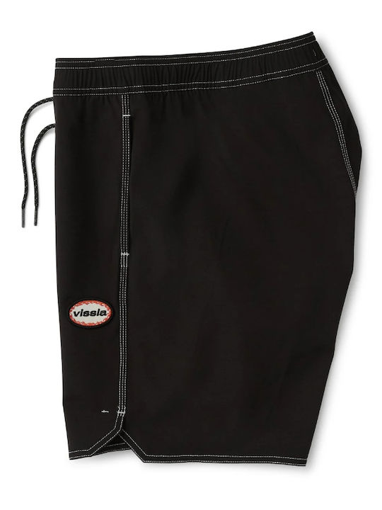 17.5'' Herren-Bademode Bermuda Schwarz