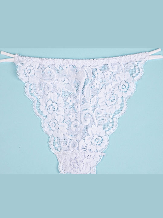 Briefs Brazil Lace White Size L White