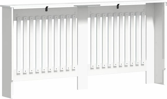 vidaXL MDF Heizkörperabdeckung Weiß 172x19x81.5cm
