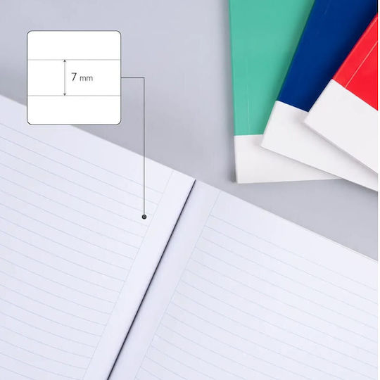Milan Ruled Notebook A4 48 Paper Sheets Blue