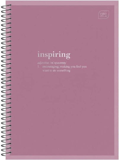 interDRUK Spiral Ruled Notebook A4