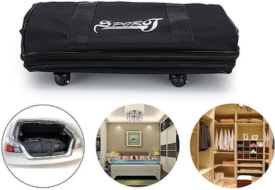 Sack Voyage Black with Wheels Fabric M80xW20xH47cm